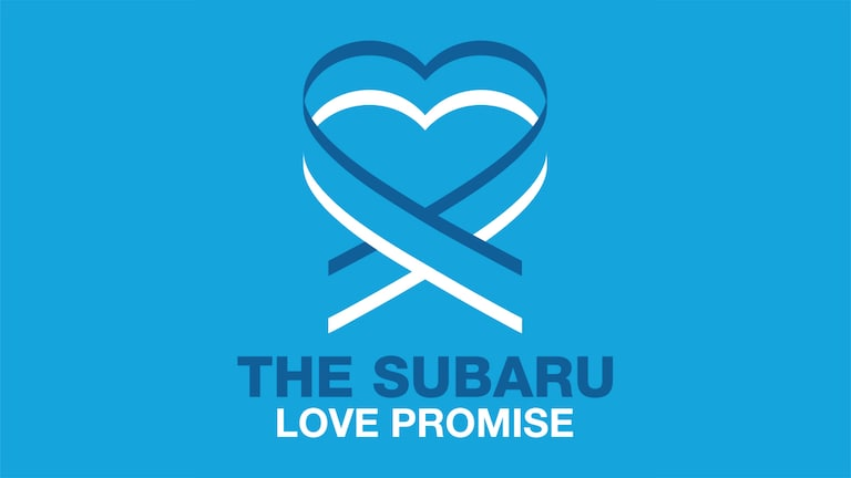 El logotipo de Subaru Love Promise
